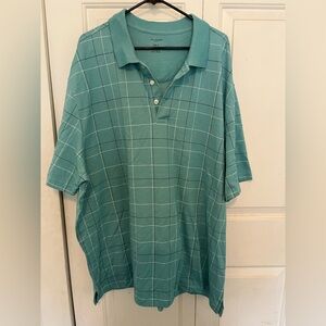 Van Heusen Aqua Check Polo Shirt